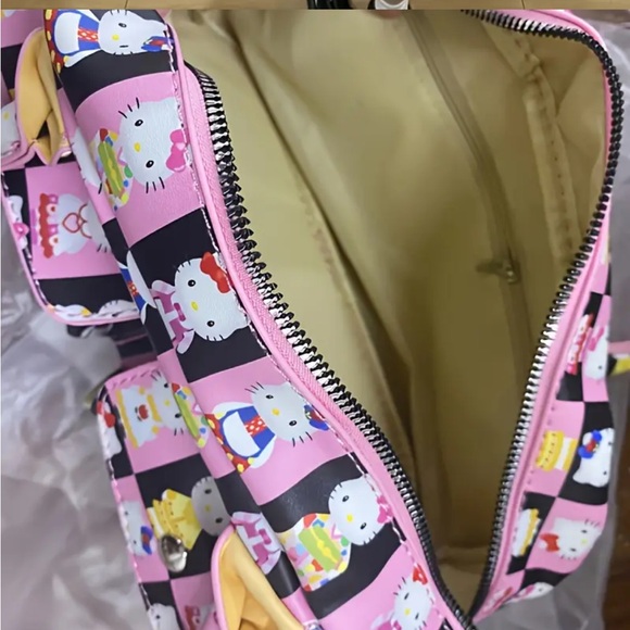 ๐ Hello Kitty - Satchel - Small Tote Bag - World Traveler - With Wallet - Pink - Picture 5 of 12